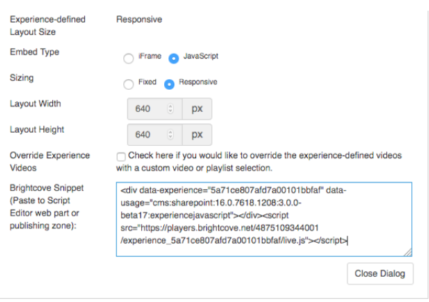 Cms へのページ内エクスペリエンスの埋め込み