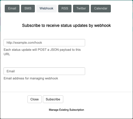 abonnement webhook